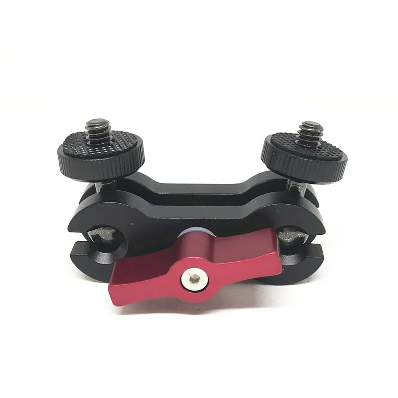 

Tripod Ballhead 1/4 Camera Holder Bracket Magic Arm Ball Head + 25mm Rail Rod Clamp for DJI Ronin M MX System Support Monitor