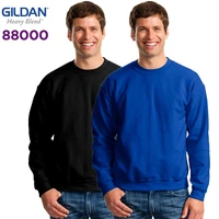 gildan brand fleece mens hoodies solid cotton sweatshirts sports hoodies for men o neck plus size pullover sweatshirts male