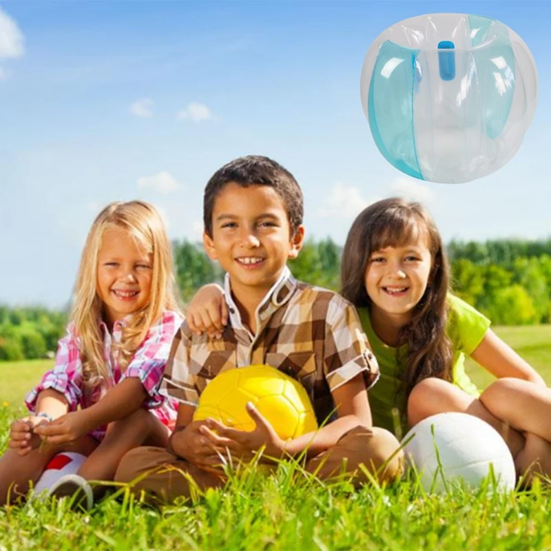 

Human Knockerball Inflatable Bumper Bubble Soccer Ball Outdoor Toy Inflatable Bumper Ball Blue White