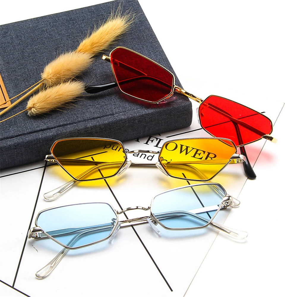 

Fashion Women's Retro Small Frame Sunglasses Fashion Sunglasses Ladies Trend Shades UV400 Eyewear Ladies Shades Candy Color