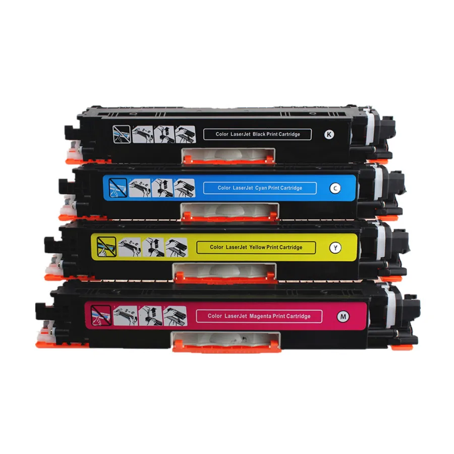 Картридж с тонером YI LE CAI CF350A CF350 350a CF351A CF352A CF353A 130A для hp LaserJet Pro MFP M176n M176 M177fw M177|toner
