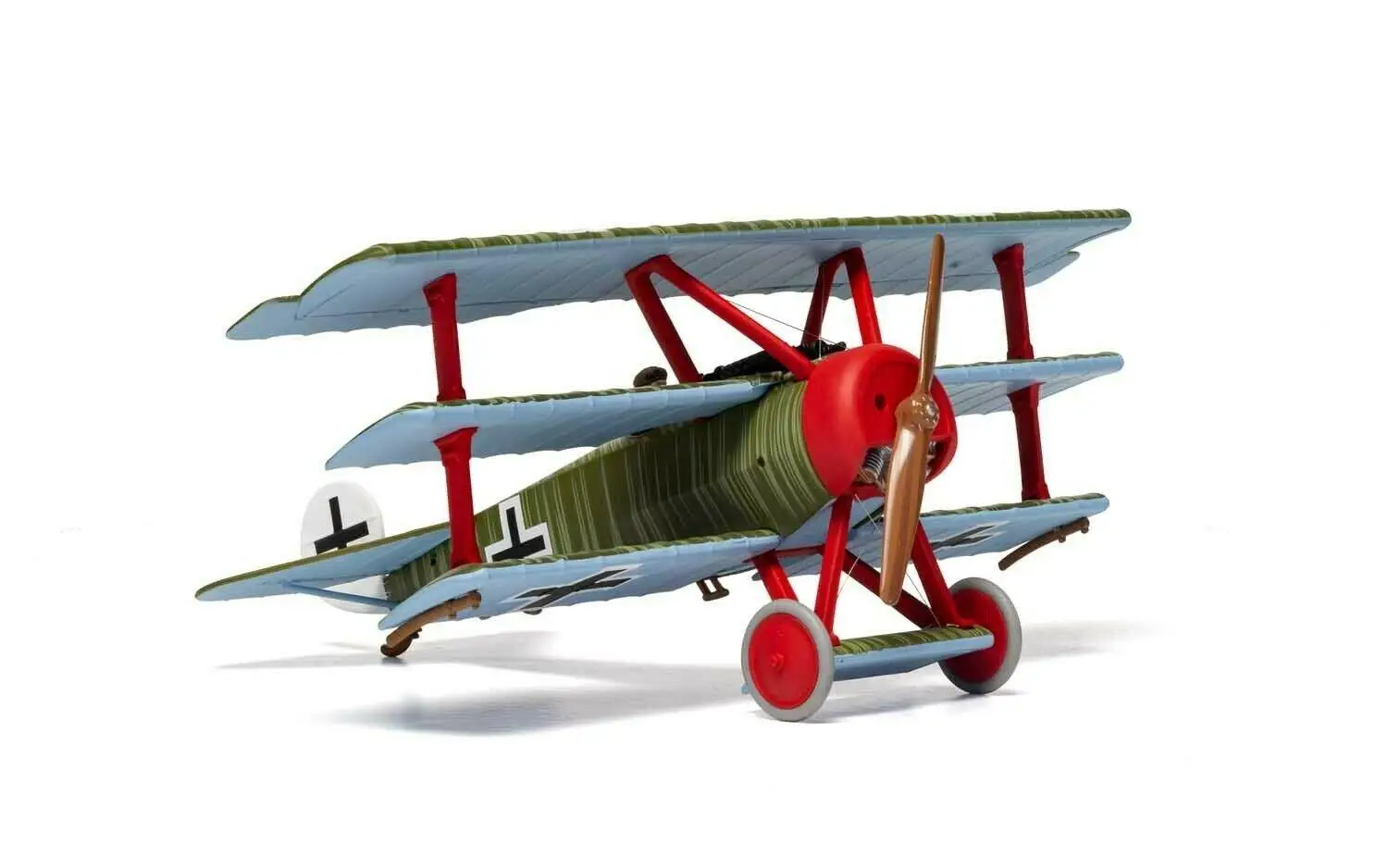 Модель литая самолета Corgi Fokker DR.1 Triplane Wolfram фрайгерр фон риктофен 21 апреля 1918 года