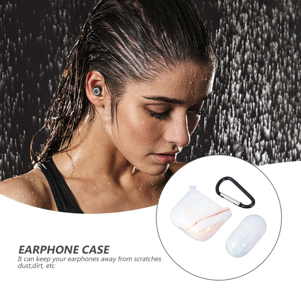 

1Pc Portable Earphone Protective Case Cover Compatible with Iphone Airpods