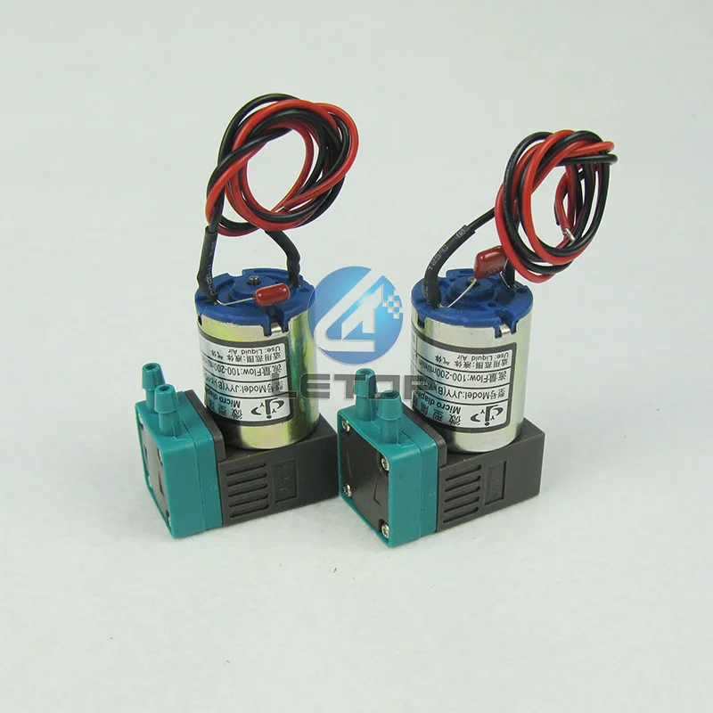 6pcs/lot LETOP Free Shipping JYY 100-200ml/min 24V 3W Small Micro Diaphragm Pump For Inkjet Printer | Parts