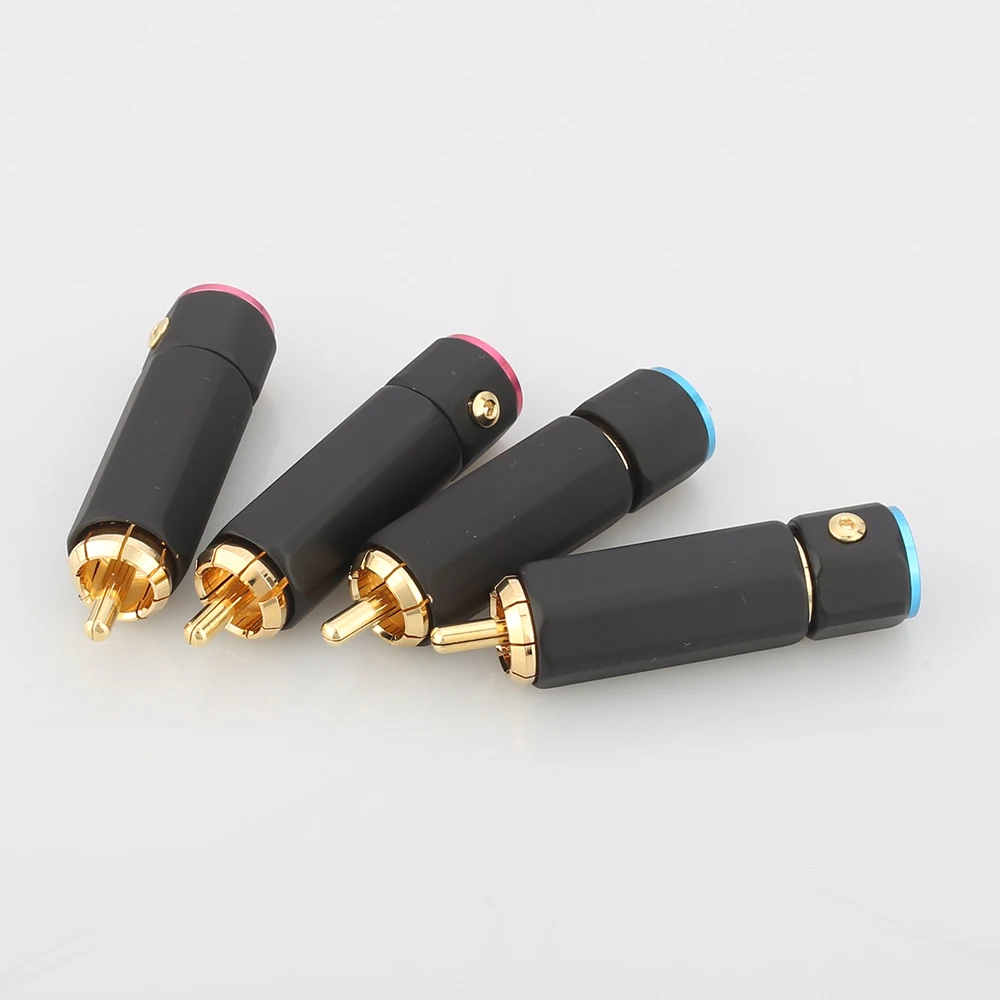 США Liton Позолоченный разъем RCA 4 шт.|connector|connector plugconnector rca |