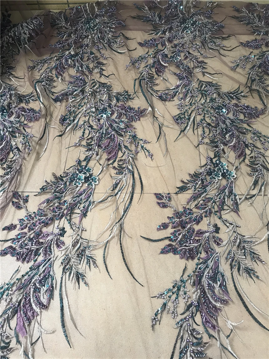 

Hot Style Top Quality SYJ-2188812 Mesh Tulle Embroidery Lace Fabric Wedding Bridal Lace Fabric