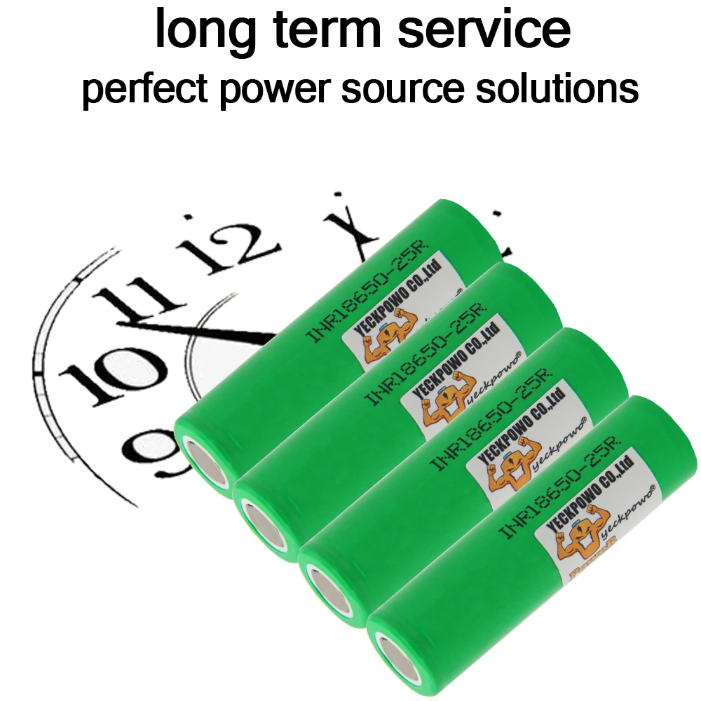 Москва Склад быстрая доставка 2500 мА/ч 3 7 в литий-ионный аккумулятор inr18650 25r 25A