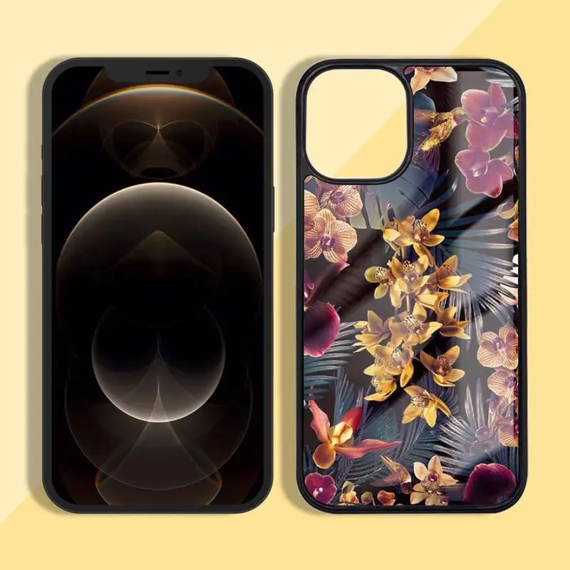 

Tropical Floral Botanic Banana Phone Case Silicone TPU+PC For iPhone11 12 mini Pro MAX 7 8 Plus X XR XS Samsung S20 10 9 8 Plus