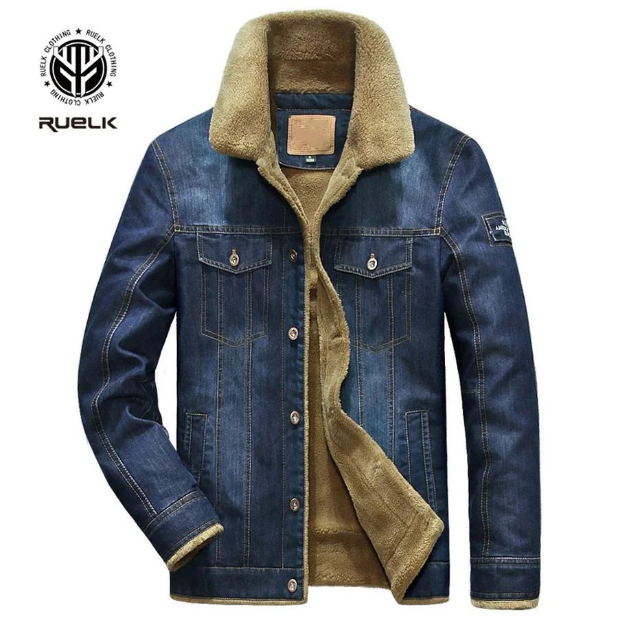 

Зимняя джинсовая куртка, пальто, Мужская ветровка, Теплая мужская куртка, верхняя одежда, джинсовое пальто, мужская Ковбойская джинсовая ку...