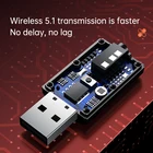 USB беспроводной Bluetooth приемник передатчик 3,5 мм разъем AUX адаптер для ТВ ПК Автомобильный Bluetooth 5,0 приемник 5,1 Bluetooth адаптер