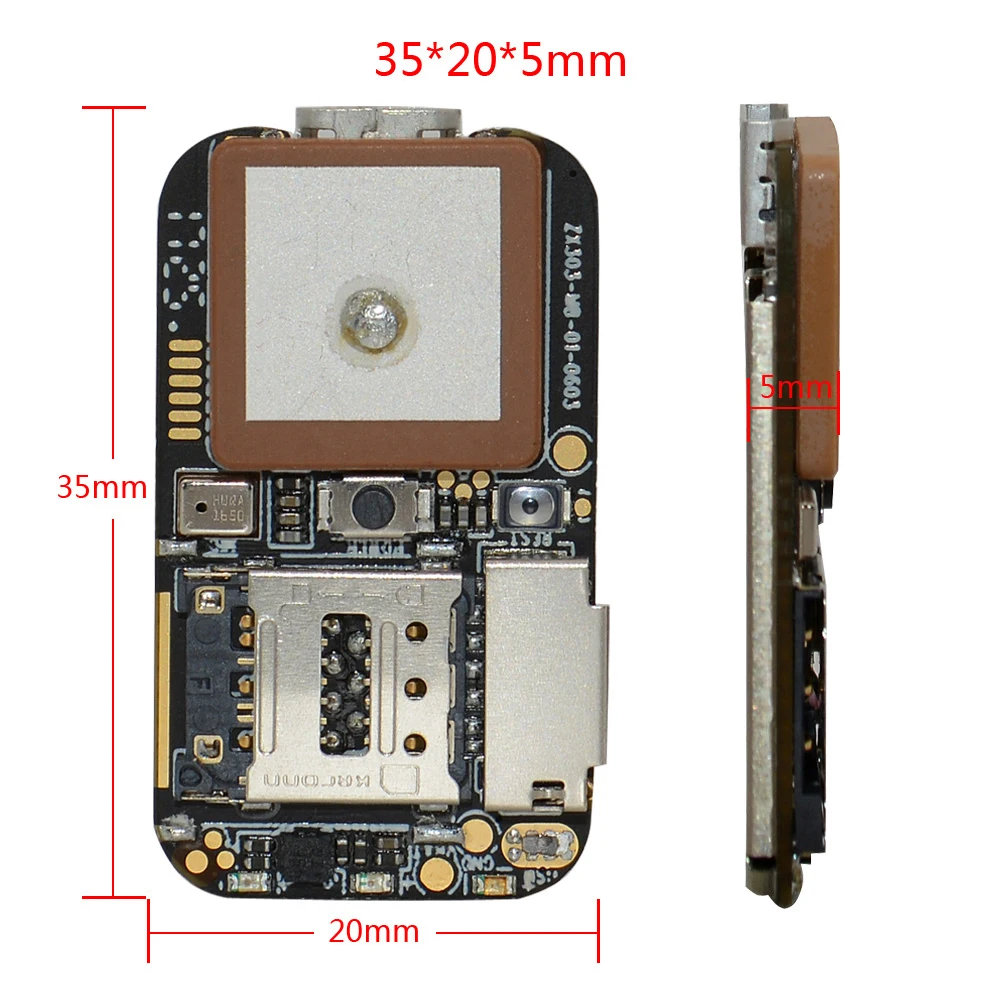 ZX303 GSM GPRS кнопка SOS SIM карта Автомобильная сигнализация PCB Pet самая маленькая микро