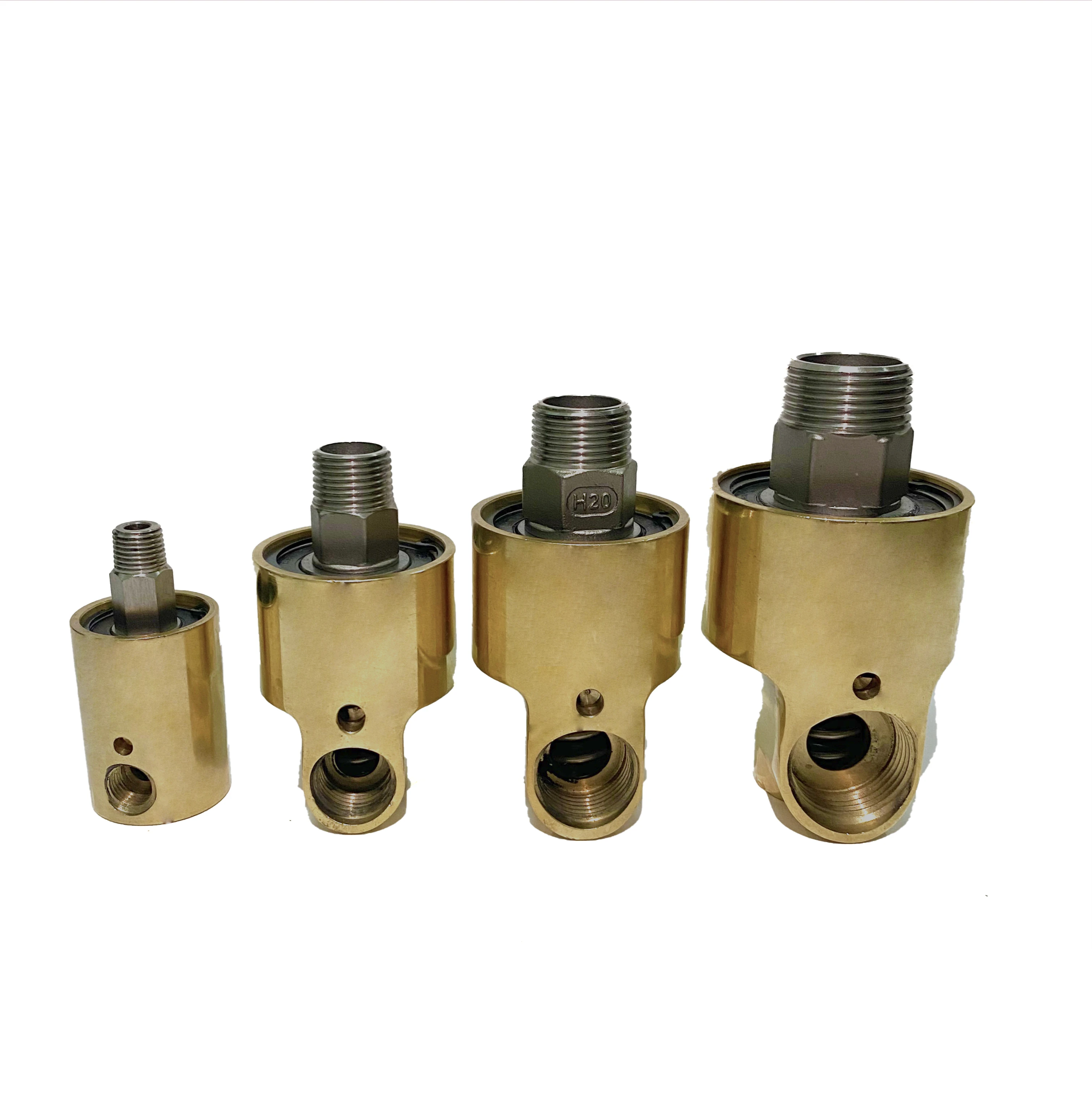 HS-G25-10/HS-G32-15/HS-G40-20 Латунное поворотное соединение H-типа Двухканальный