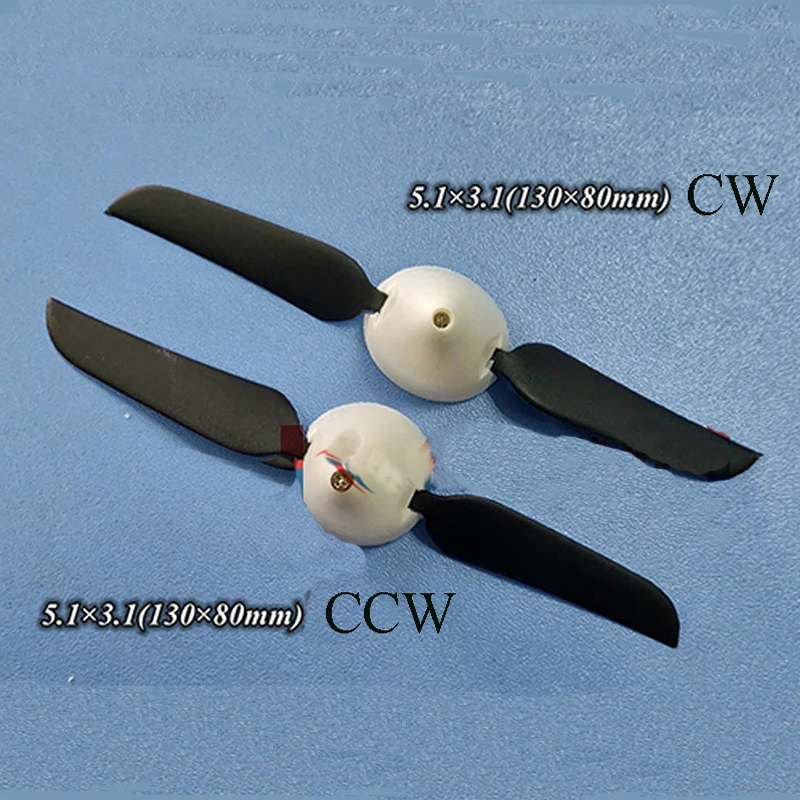 4 шт. 5,1x3,1/5,5x3,3/4,5x3 мини складной пропеллер в сборе CW CCW пропеллер+ реквизит Spinner/чехол для RC самолета Powered планер