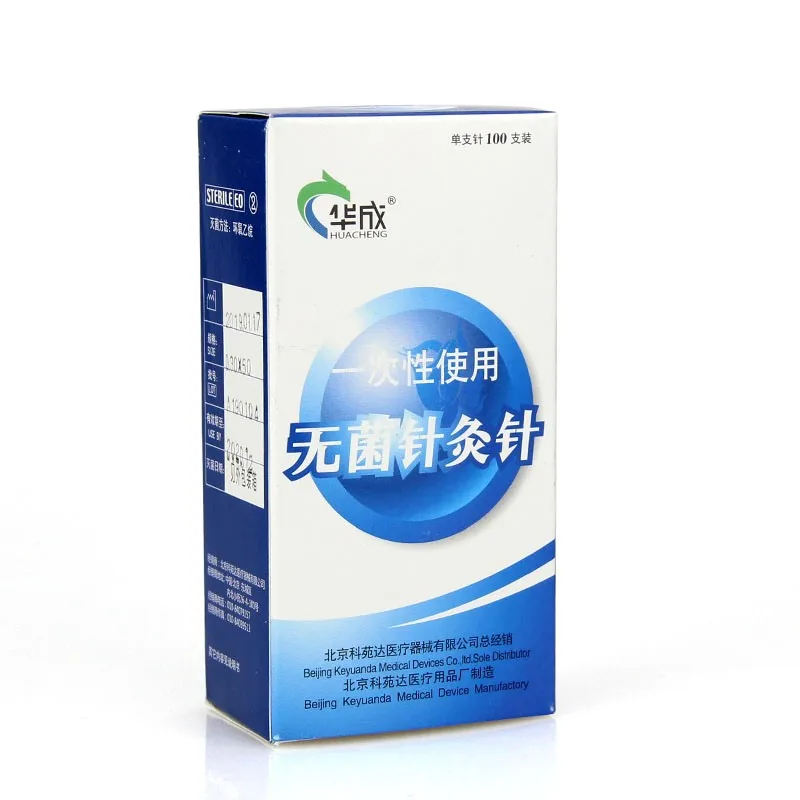 Одноразовая Стерильная акупунктурная игла 100 шт./кор. терапия для красоты лица