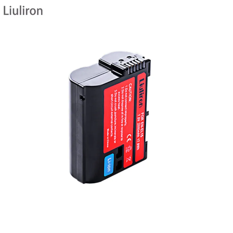 1battery EN-EL15 ENEL15 RU EL15 EL15A Камера Батарея для Nikon D500, D600, D610, D750, D7000, D7100, D7200, D800, D850, D810, D810A& 1 V1 скорость L15 - Цвет: 1battery