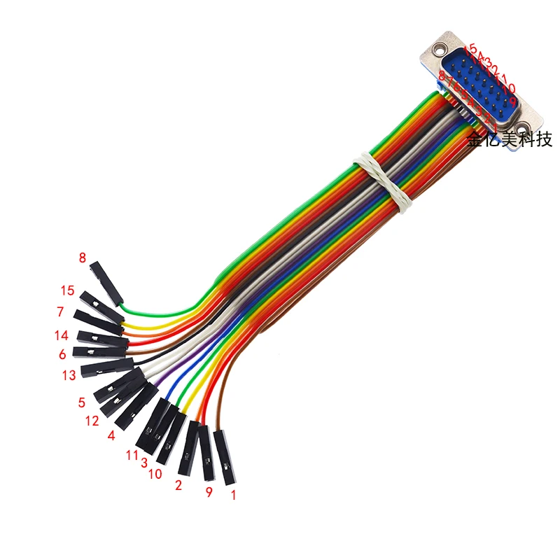 DIDC-DB9 DB15 DB25 DB37 штекер-гнездо DuPont кабель D-SUB последовательный порт Адаптер RS232 com