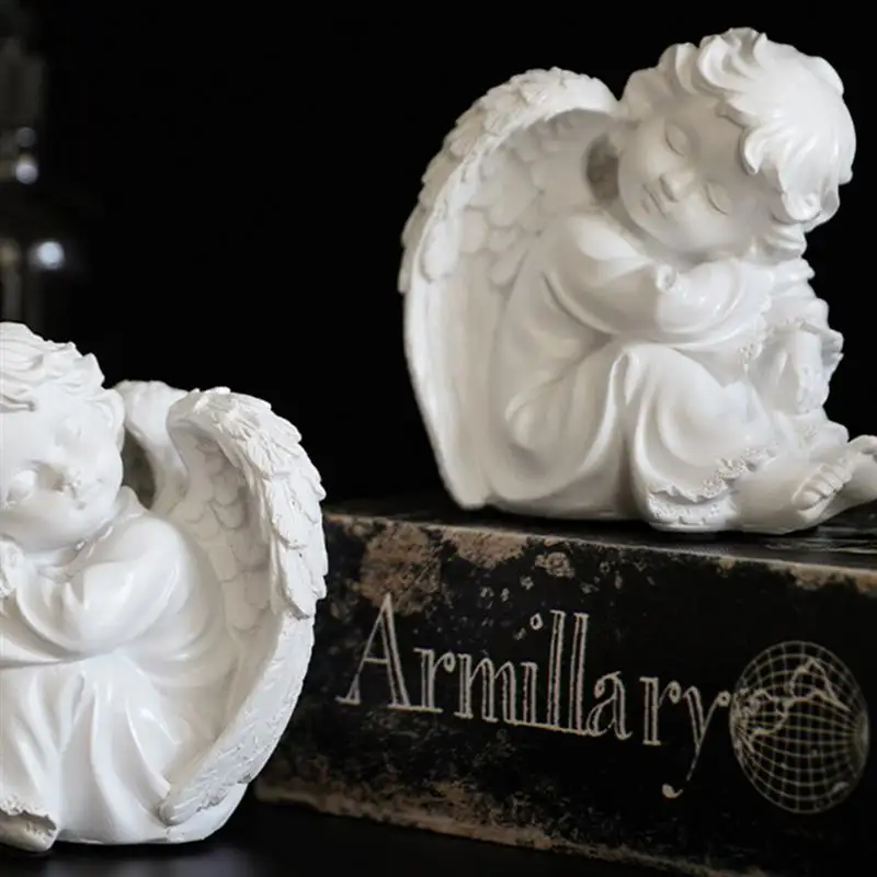 Статуя маленького ангела домашнее настольное украшение для детской комнаты из