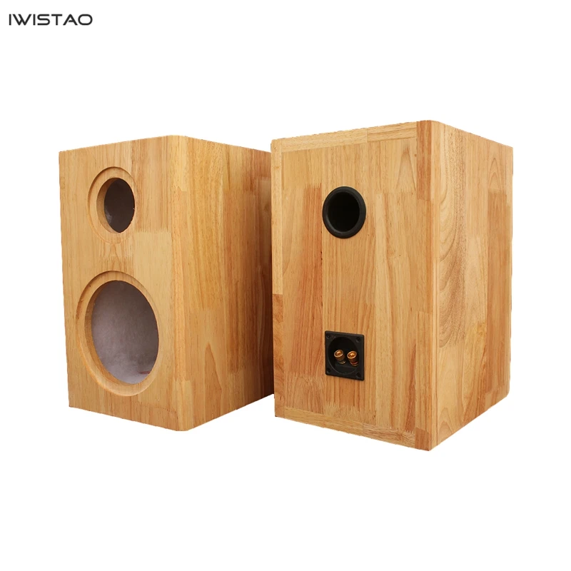 Iwistao HIFI 2 Way динамик пустой шкаф 6,5 дюймов 1 пара готовая из чистой твердой древесины перевернутая для лампового усилителя
