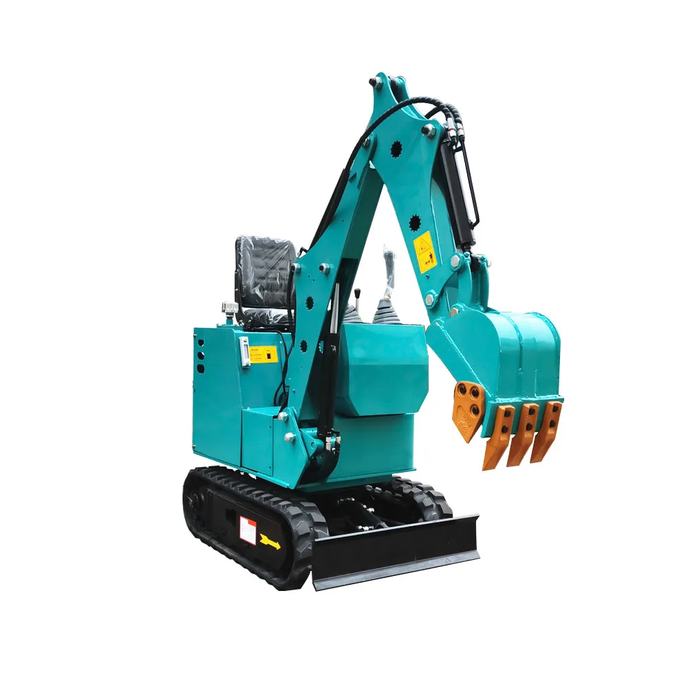 Lithium Battery Electric Excavator 0.8ton Mini Bagger 800KG Smallest Digger For Sale