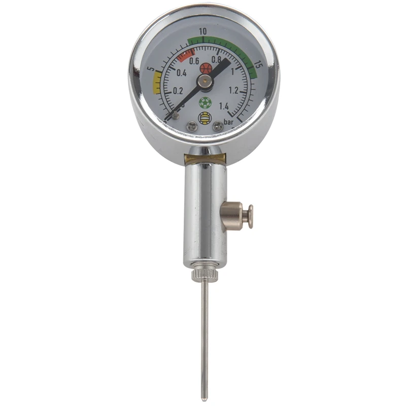 

Ball Pressure Gauge Ball Pressure Measuring Tool Basketball Football Volleyball Barometer