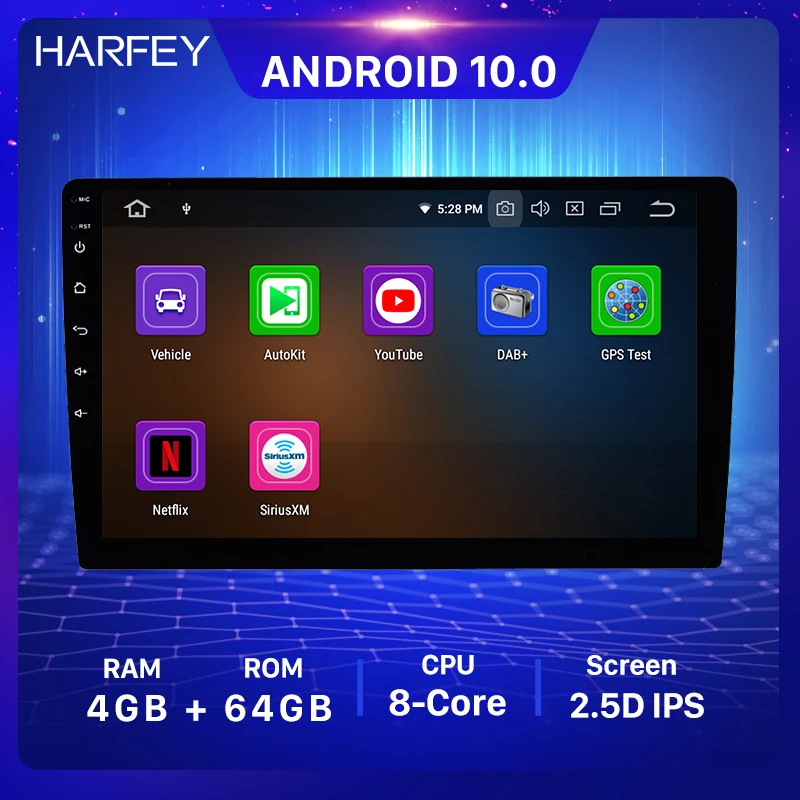 Harfey GPS мультимедийный плеер 10 дюймов Android 0 автомобильное радио для Lavida New Beetle 2 Seat