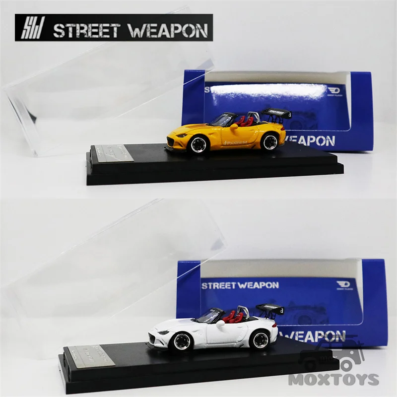 Уличное оружие 1:64 Mazda MX-5 Pandem Rocket Bunny Yelllow/белая литая модель автомобиля | Игрушки и