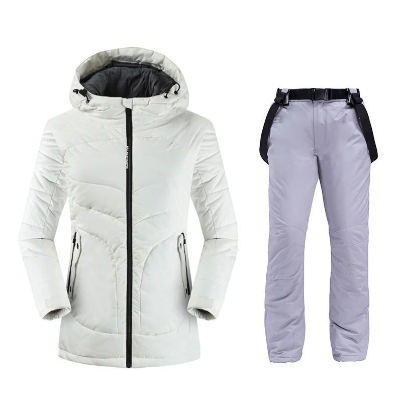 Костюмы для сноуборда женские зимние ветрозащитные водонепроницаемые комплекты