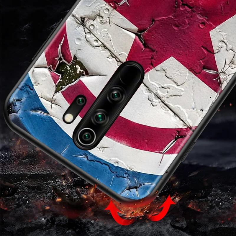 

Marvel The Falcon and the Winter Soldier For Xiaomi Redmi K40 K30T K30S K30i K30 K20 10X 9T 9i Pro 5G TPU Silicone Phone Case