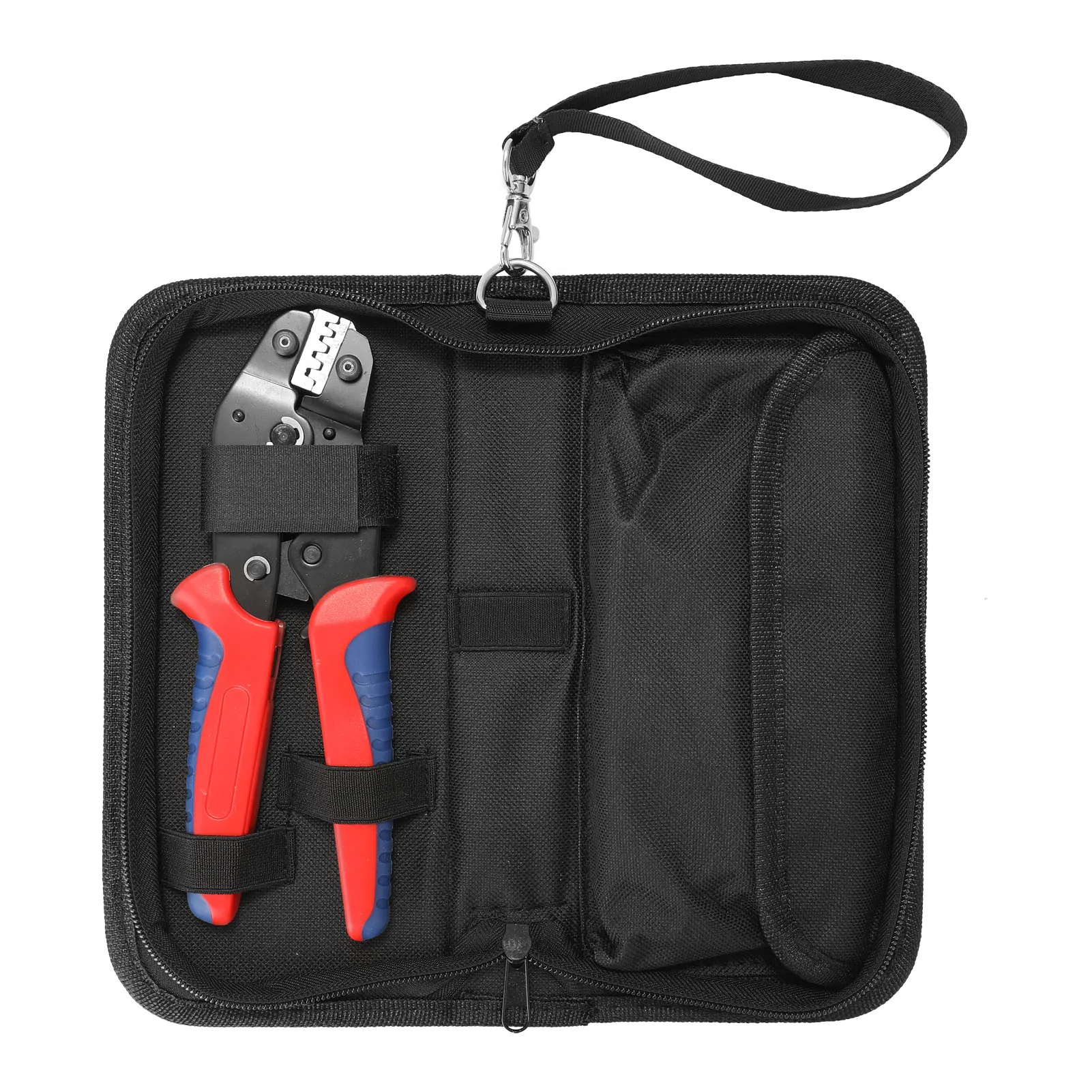 

KKMOON SN-48BS Ferrule Crimping Tool Kit Insulation Terminals Crimper Plier with 4 Replacement Jaws Multifunction Crimping Plier