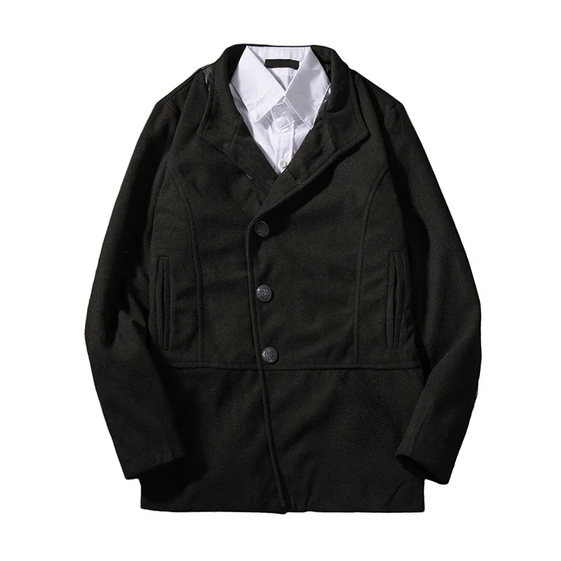 

Мужская одежда, ветровка, тренчкот, куртка, тренчкот для мужчин, осенняя посадка, однотонная мужская ветрозащитная одежда