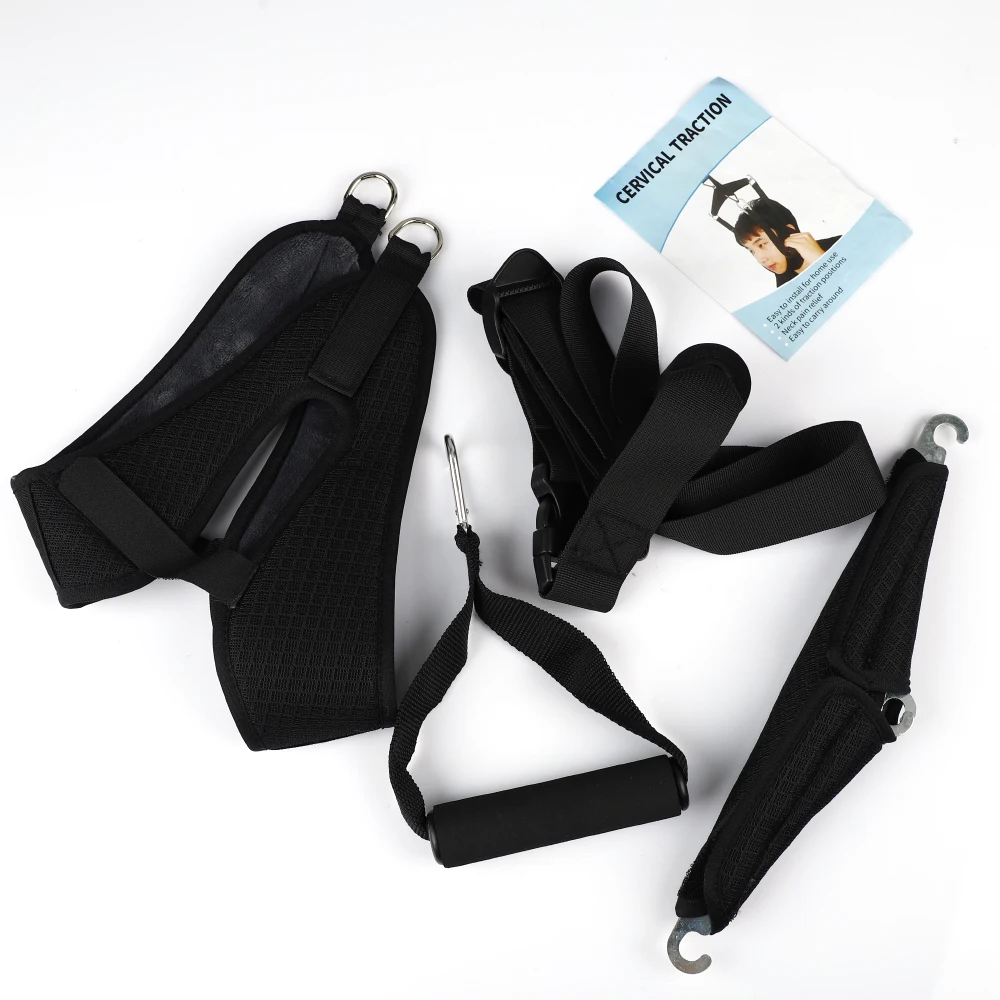 

Hanging Neck Traction Kit Adjustable Cervical Traction Belt Breathable Sling Tractor Stretch Neck Care Neck Correction Stretcher