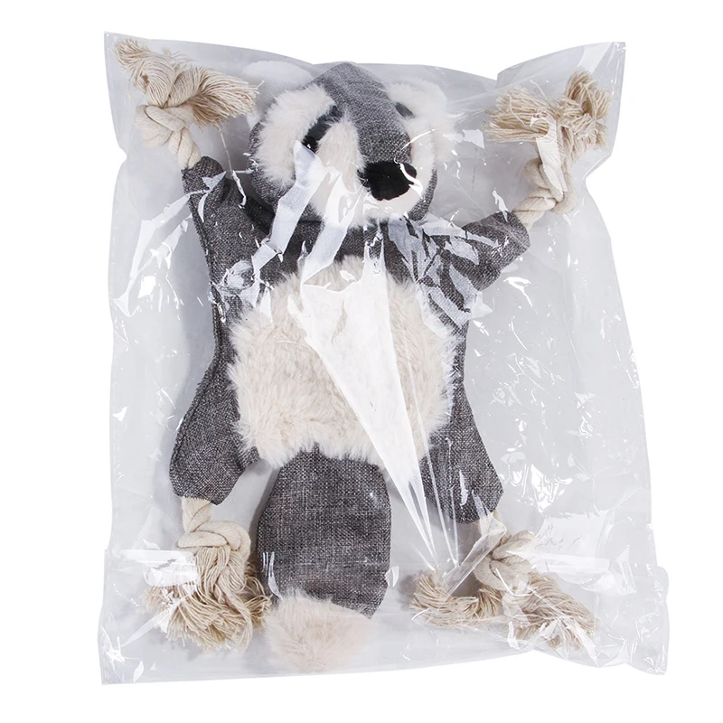 

Dog Toys Cute Squirrel Animal Shape Plush Doll Puppy Teething Toys Handmade Pet Supplies Suitable for Little Puppy Cats Dolls