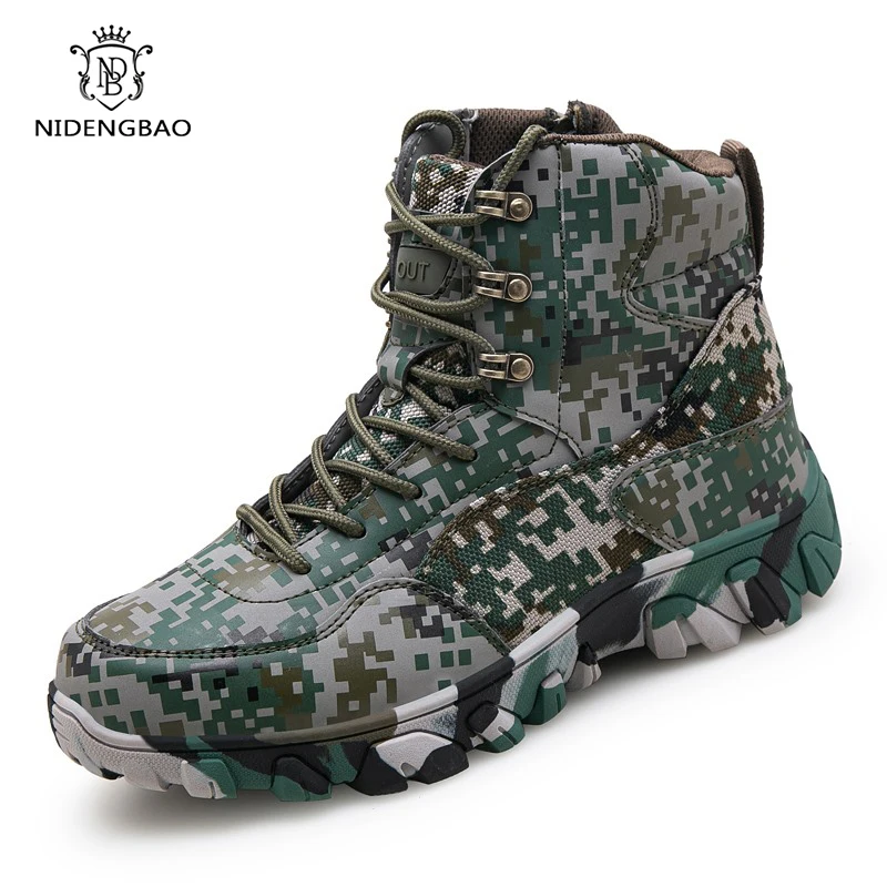 Уличные военные ботинки мужские боевые пустынные армейские кроссовки новые