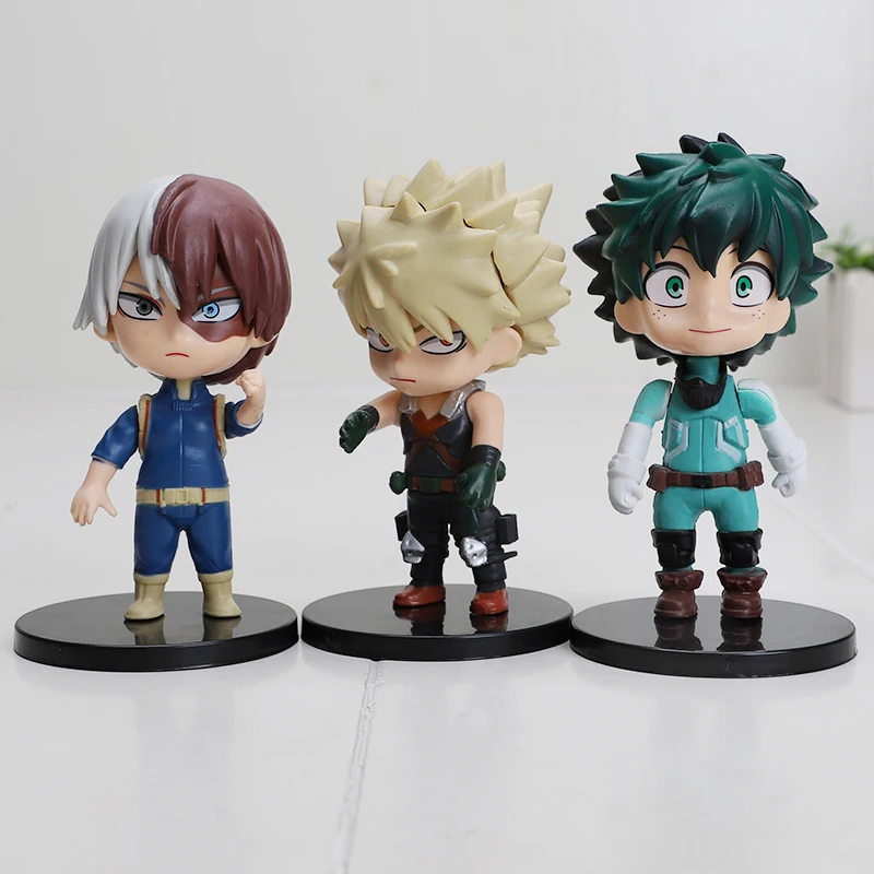 6-11cm Anime Kawaii Demon Slayer Figure Hunter X Figurine My Hero Academia Boku No Model Toys | Игрушки и хобби