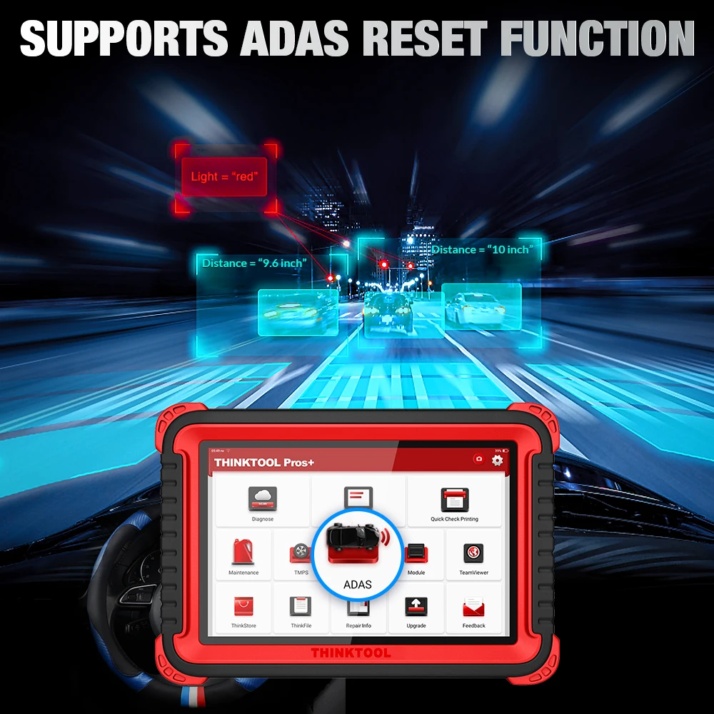THINKCAR THINKTOOL PROS + OBD2 EOBD2 автомобильный ECU ADAS калибровка TPMS 28 сброс диагностический