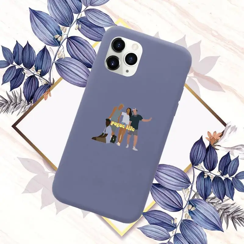 

Outer Banks - Livin' The Pogue Life Phone Case Purple Candy Color for iPhone 11 12 mini pro XS MAX 8 7 6 6S Plus X SE 2020 XR