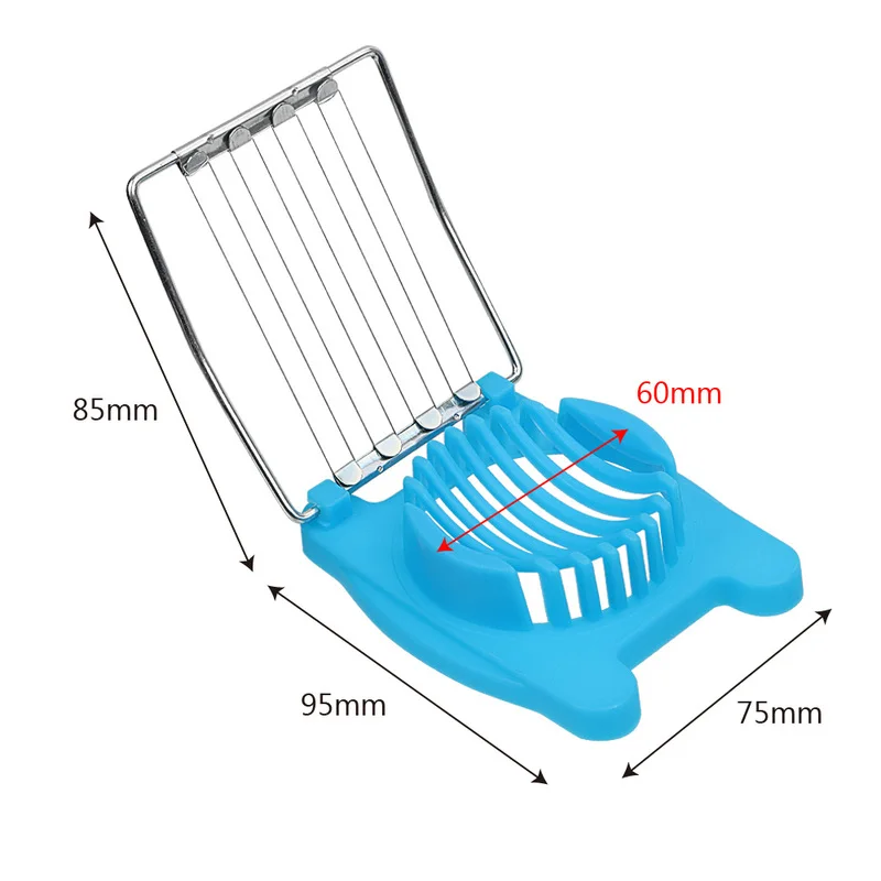 

Multifunction Cut Kitchen Egg Slicer Sectioner Cutter Mold Flower Edges New High Quality Kitchen Accessories Egg Shaper 3 Colors