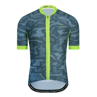 keyiyuan 2021summer men cycling jersey quick drying short sleeve sportswear reflective zipper back pocket bisiklet formas%c4%b1