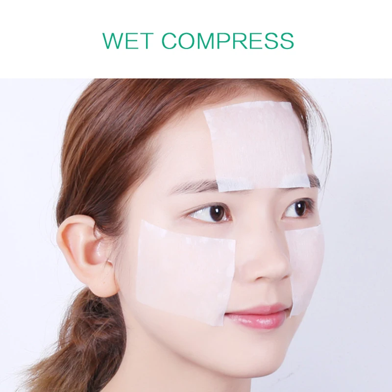 100 шт./пакет в Корейском стиле лица органический Ватные диски с очищающим