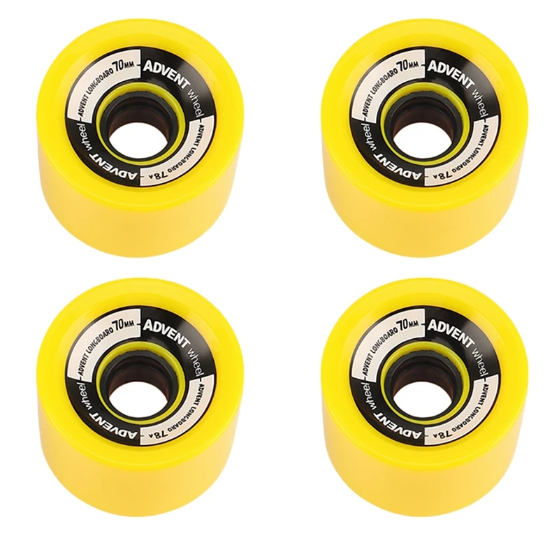 

4 шт. колеса для скейтборда 70x51 мм 78A, твердые колеса для роликовых коньков, колеса для Лонгборда, колеса для верховой езды, колеса для Лонгбор...
