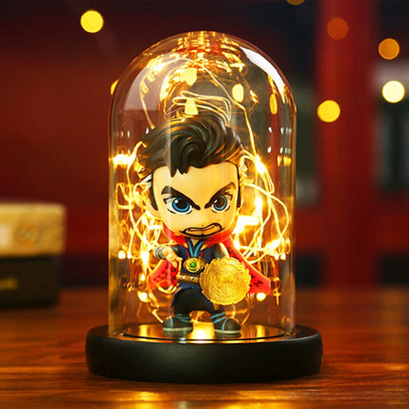 Doctor Strange (S) S.orange DIY креативный Ночной светильник «мстители», «Халк», «Человек-паук», «Железный человек», детская комната, лампа для спальни, декоративный светильник, подарки USBorBattery - Испускаемый цвет: Doctor Strange (S)