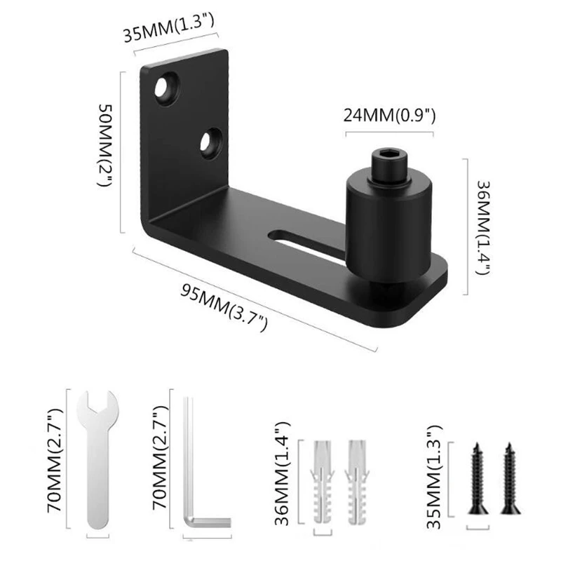 Направляющие для напольных направляющих раздвижных дверей сарая 6 в 1 |
