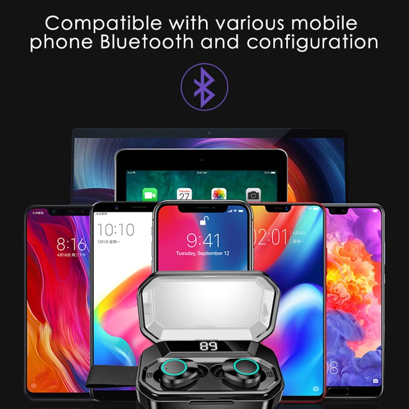 Беспроводные Bluetooth наушники X6 Pro гарнитура наушники-вкладыши портативное