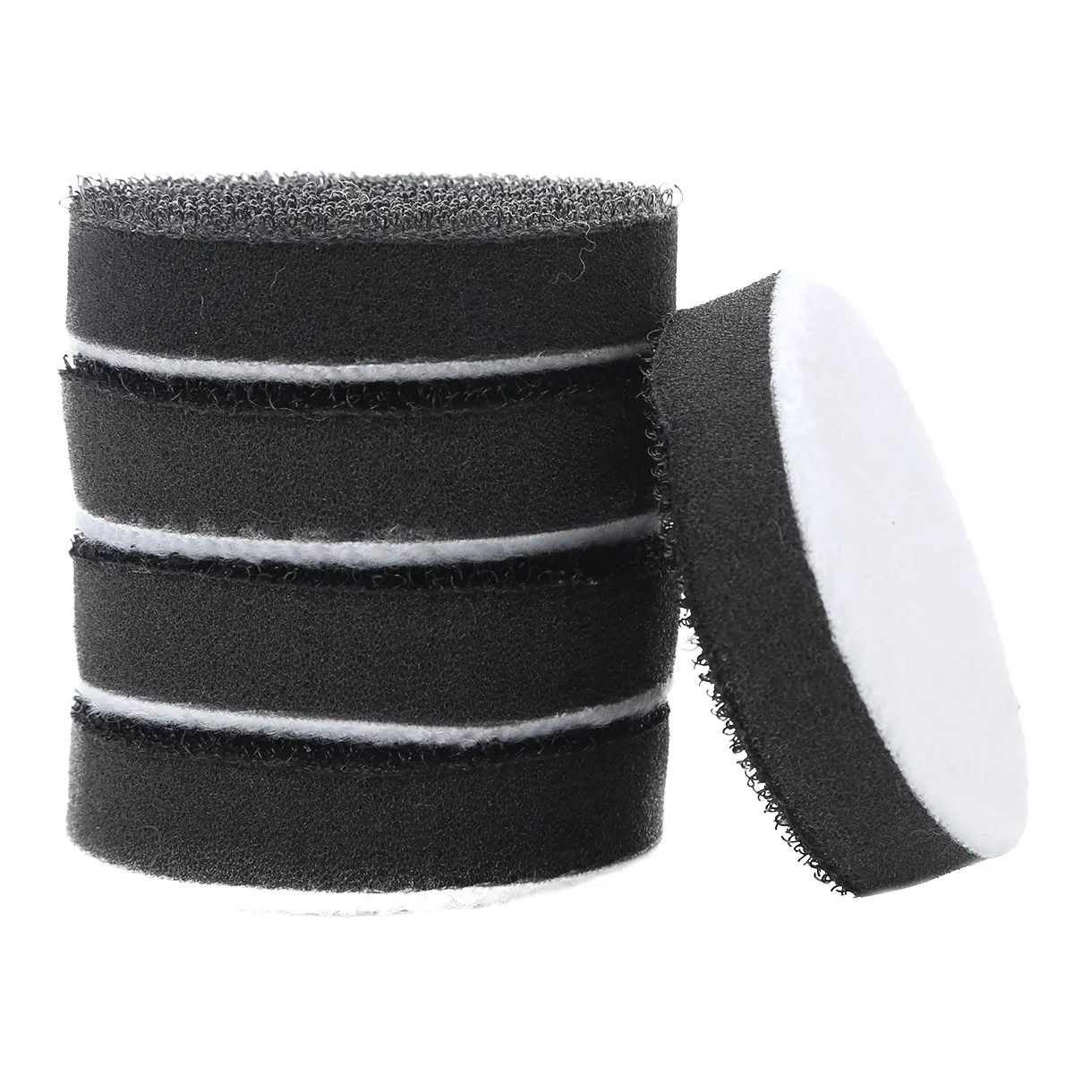 

5Pcs Buffer Mats 50mm/75mm Soft Foam Density Interface Pads Hook and Loop Sponge Cushion Protection Sanding Buffer Backing Pad