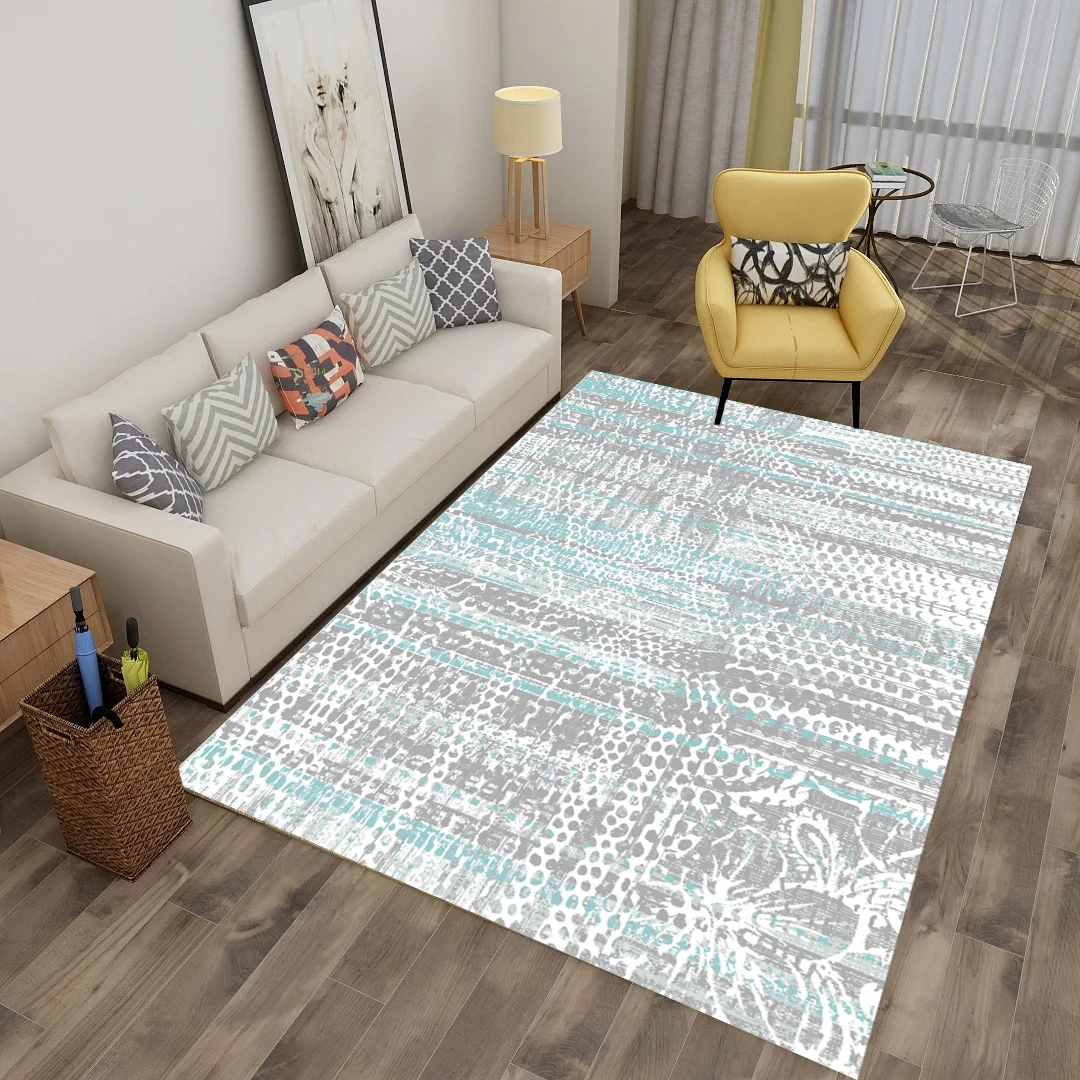 

Living room carpet Japanese geometric abstract tea table carpet Nordic modern minimalist living room carpet
