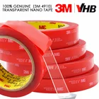 Нано-акриловая прозрачная двусторонняя лента 61020 мм 3 М VHB, термостойкая, не оставляет следов, для специального декора автомобиляофисадома, 100% Подлинная