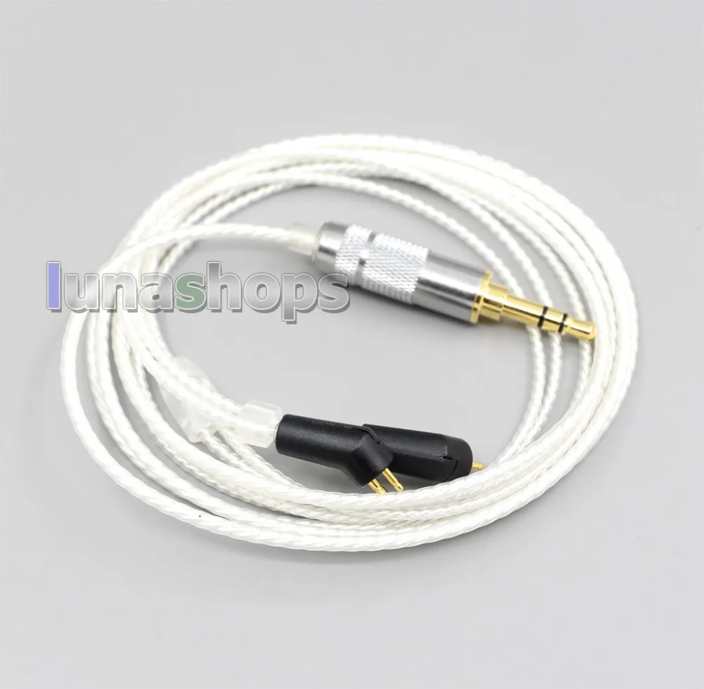 

LN006639 Hi-Res Silver Plated 7N OCC Earphone Cable For Etymotic ER4B ER4PT ER4S ER6I ER4 2pin