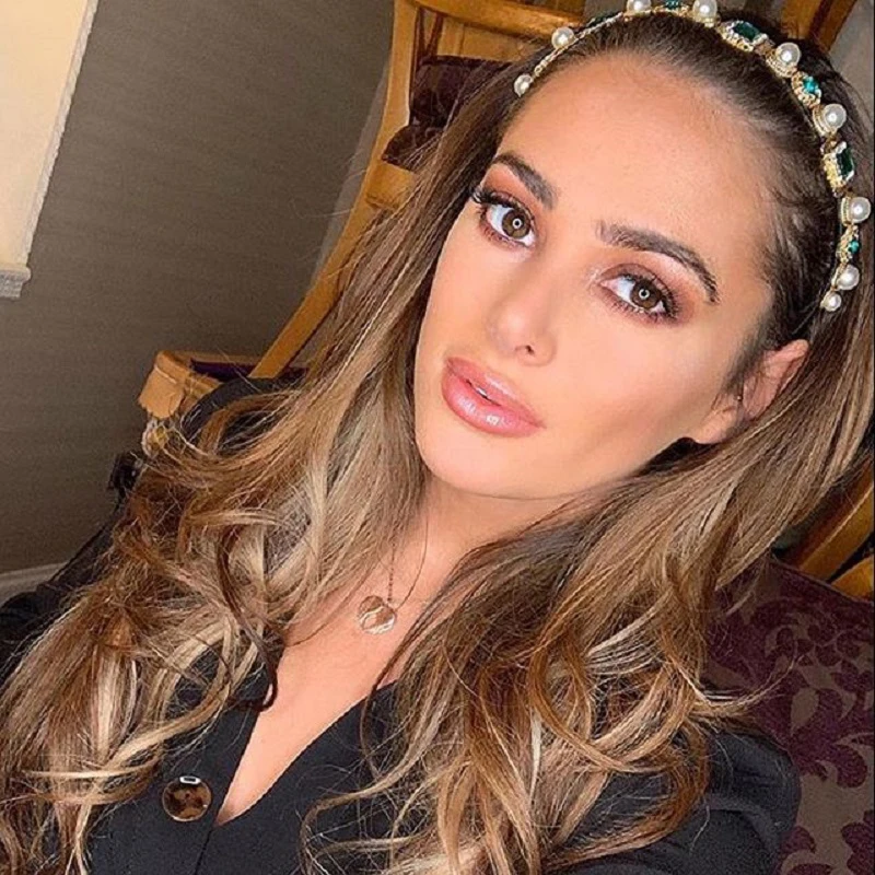 Женская повязка на голову с искусственным жемчугом |