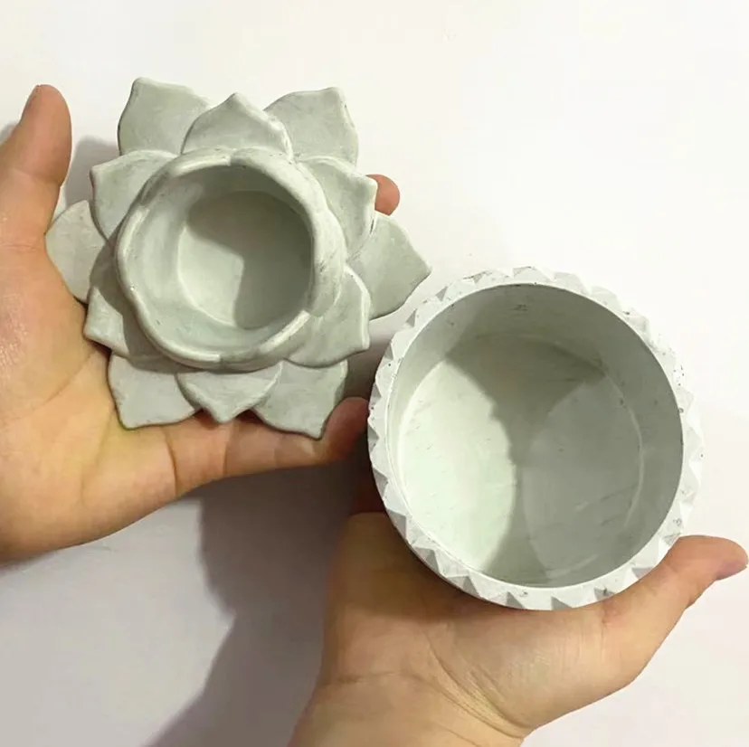 Новый DIY садовый цементный горшок форма для посадки растений бетон силиконовые