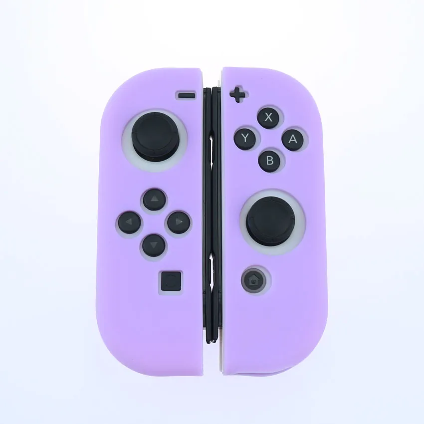 Светильник Фиолетовый силиконовый чехол для NS переключатель Крышка Joycon мягкой